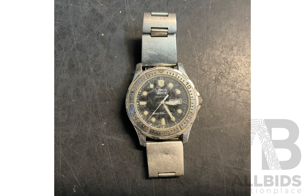 Assorted of Watches Included BULOVA ,Corus Sports , ANKO & More - Lot of 8