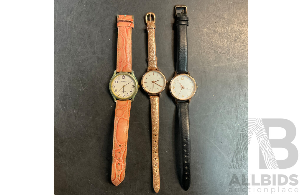 Assorted of Watches Included BULOVA ,Corus Sports , ANKO & More - Lot of 8