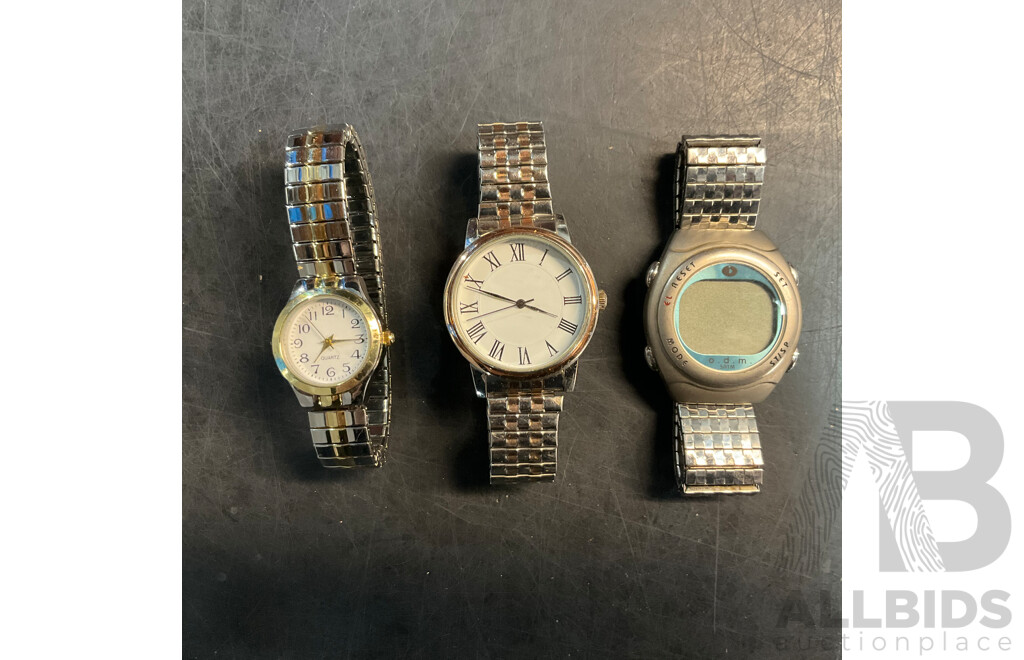 Assorted of Watches Included BULOVA ,Corus Sports , ANKO & More - Lot of 8