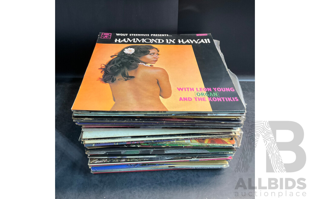 Collection Approx 75 Vintage Vinyl Records, From 1960s to 90s Included Martin Lass Autograhy ,Burt Bacharach's