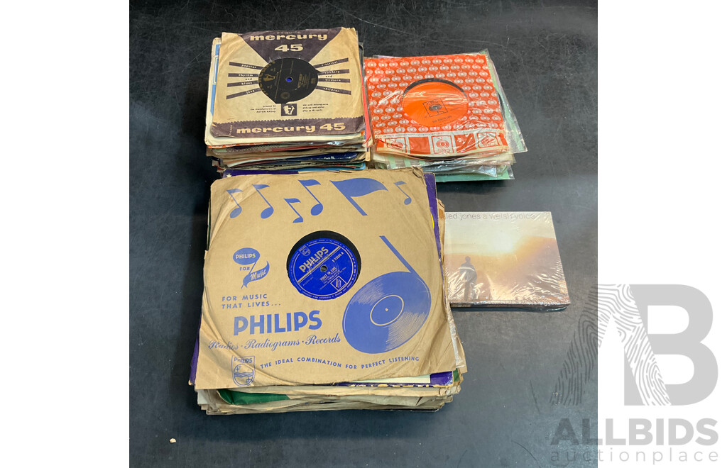 Collection Approx 95 Vintage Vinyl Records with 1 X Aled Jones CD - Included Decca, Philips, Columbia
