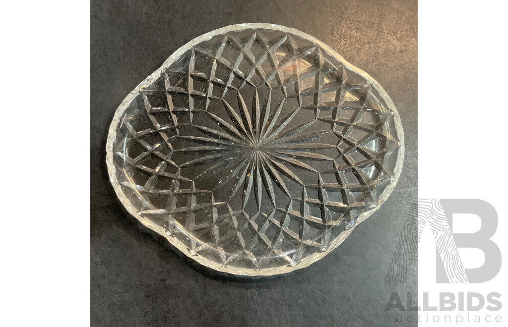 Large Vintage Collection of Various Crystalware and Glassware Included Julia, Bohem Hand Lead Cut Crystal