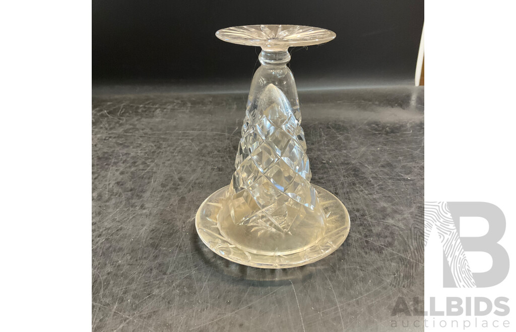Large Vintage Collection of Various Crystalware and Glassware Included Julia, Bohem Hand Lead Cut Crystal