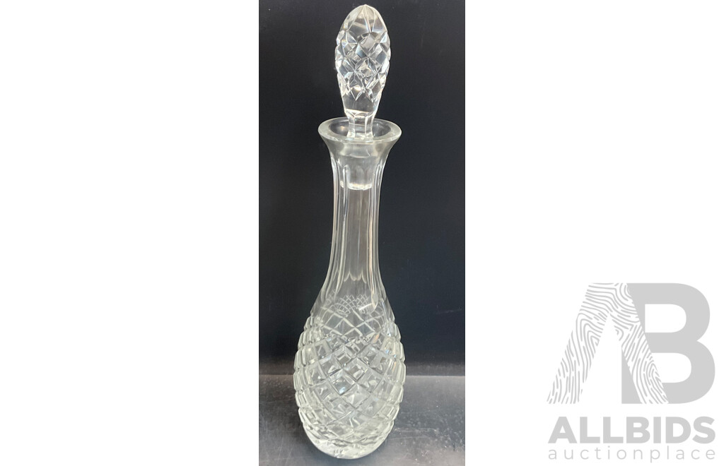 Large Vintage Collection of Various Crystalware and Glassware Included Julia, Bohem Hand Lead Cut Crystal