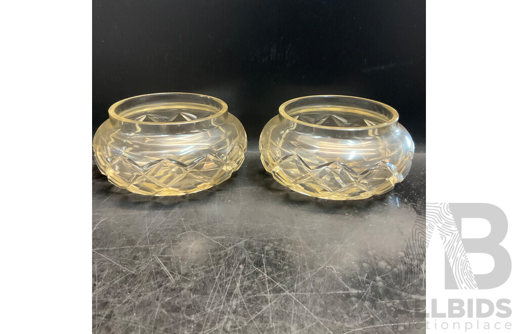 Large Vintage Collection of Various Crystalware and Glassware Included Julia, Bohem Hand Lead Cut Crystal