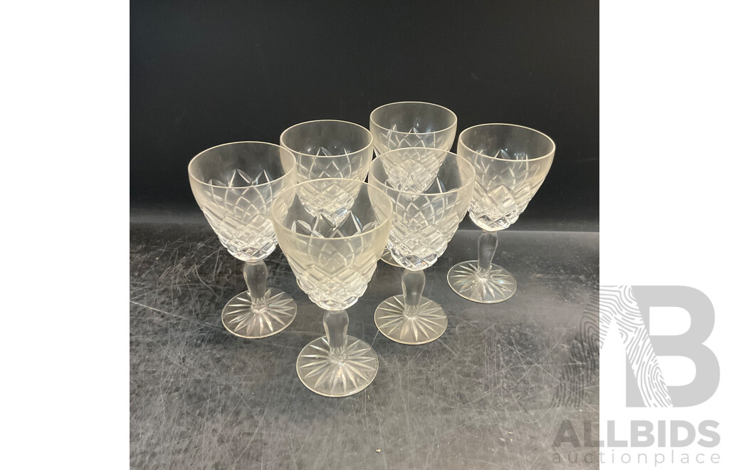 Large Vintage Collection of Various Crystalware and Glassware Included Julia, Bohem Hand Lead Cut Crystal
