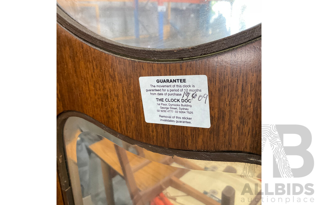 Vintage Wooden Grandfather Clock