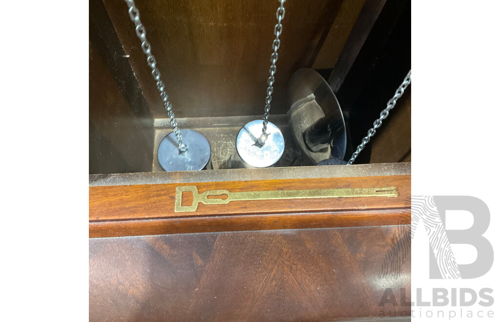 Vintage Wooden Grandfather Clock