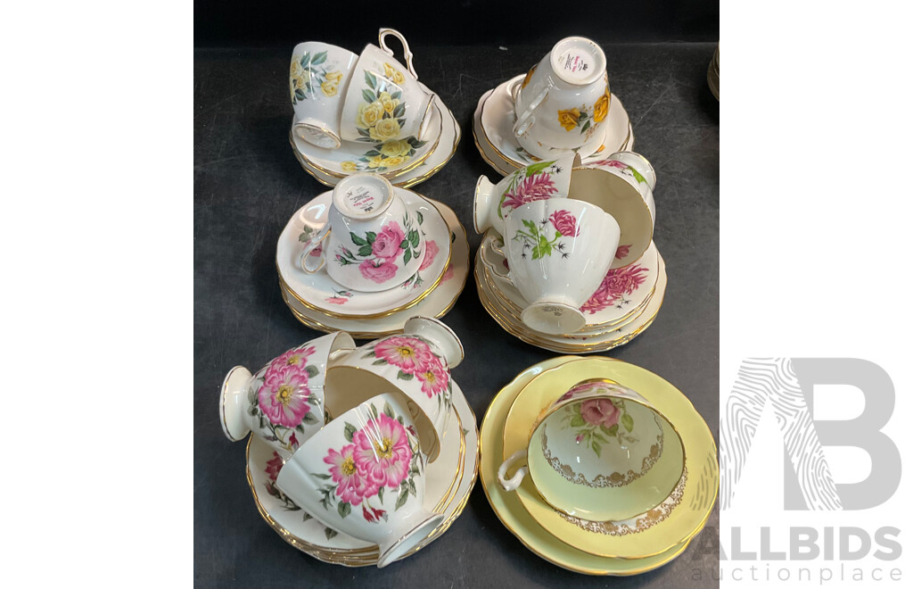 Royal Stuart, Royal Vale, Adderley Tea Set Collection