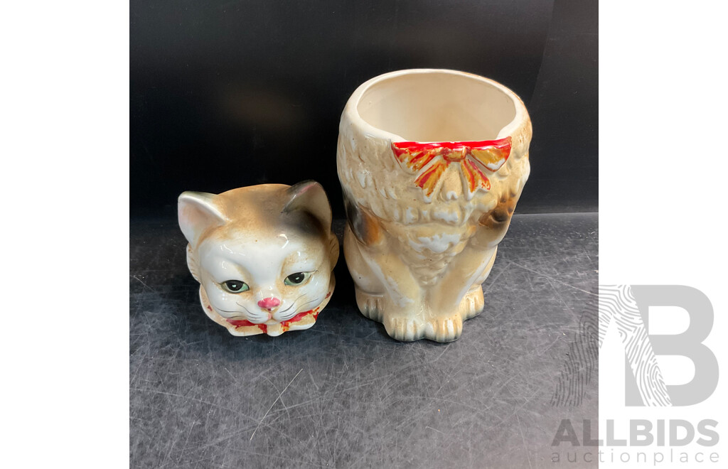 Assorted House Decorative Pots & Jugs and Animal Figurines