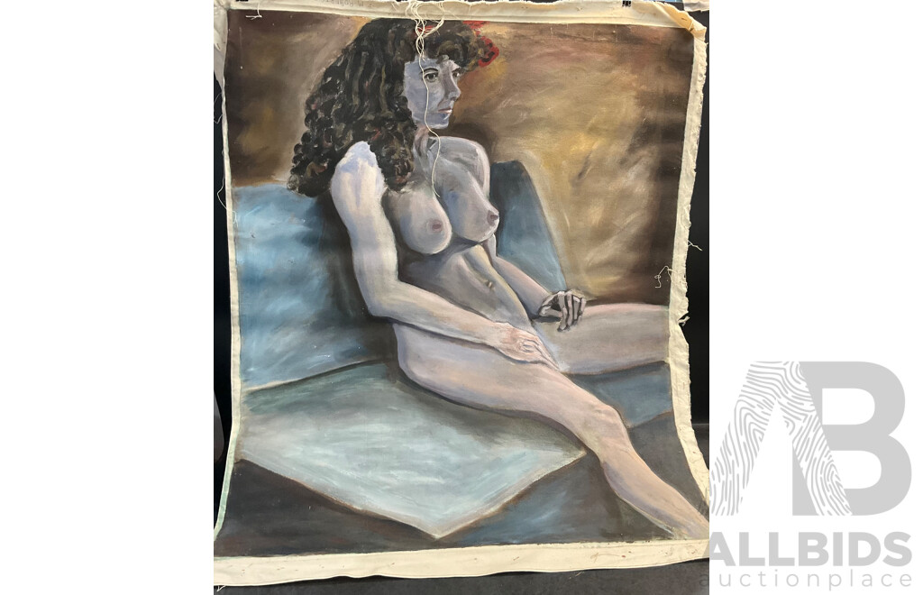 11 Rolls of Paintings on Canvas by M. Robertson