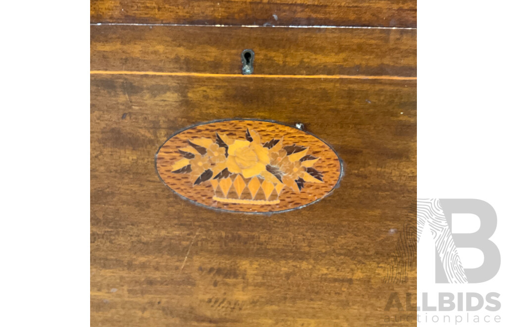 Vintage Wooden Rose Storage Chest