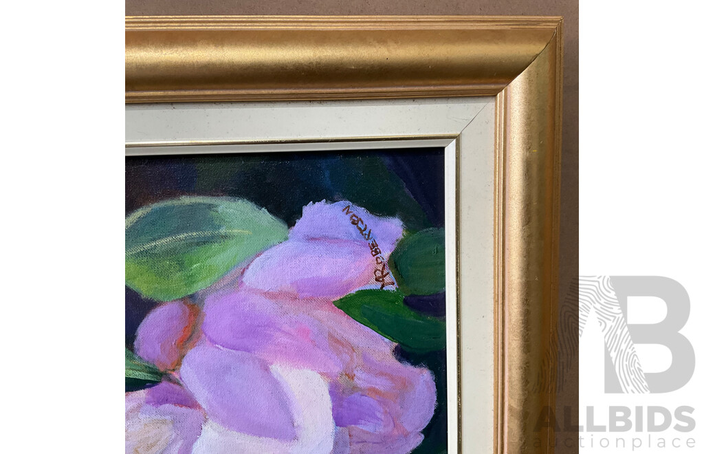 Assorted Floral Painting by Robertson - Lot of 4