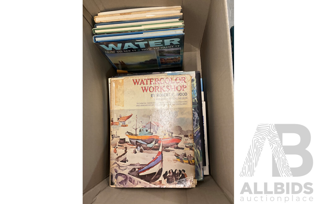 Pallet of Instructional Art Books & Artists Books & Nature Books & More