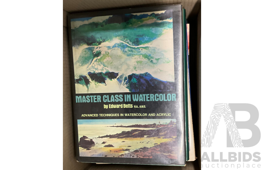 Pallet of Instructional Art Books & Artists Books & Nature Books & More
