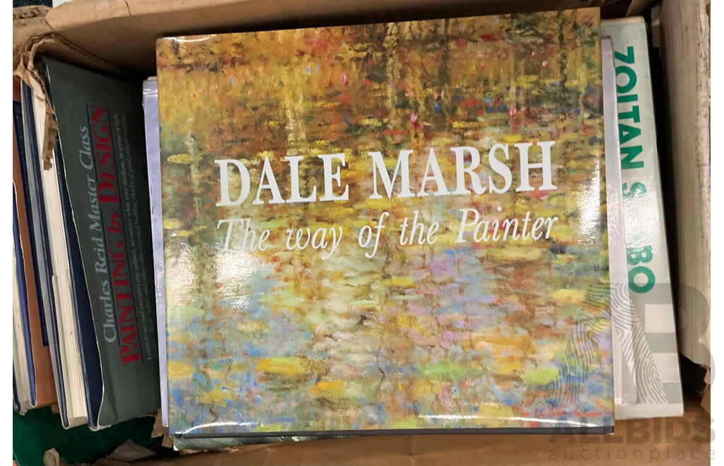 Pallet of Instructional Art Books & Artists Books & Nature Books & More