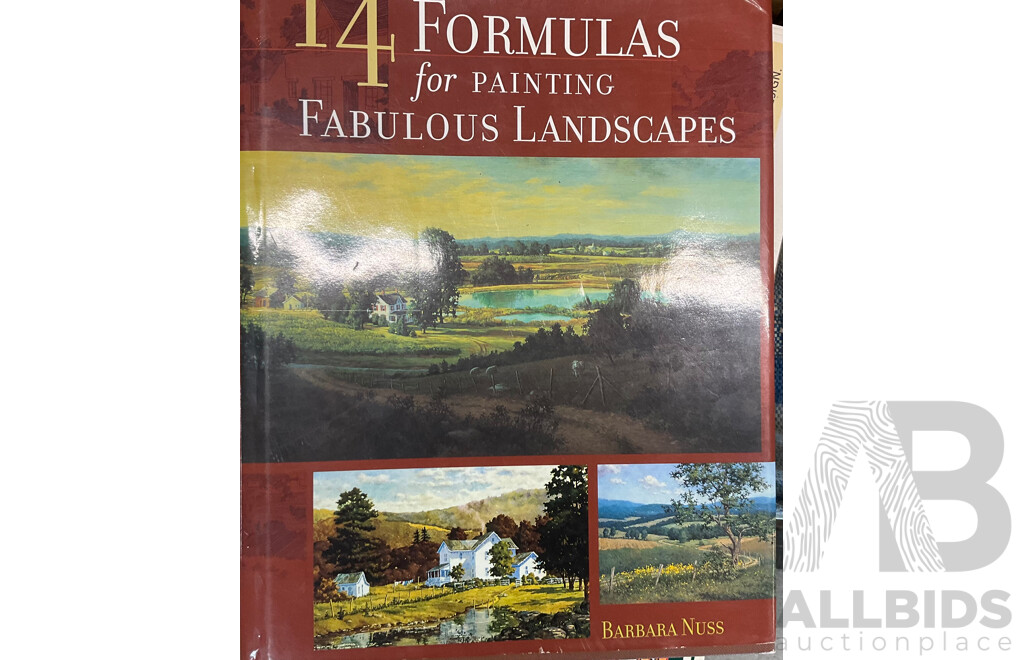 Pallet of Instructional Art Books & Artists Books & Nature Books & More