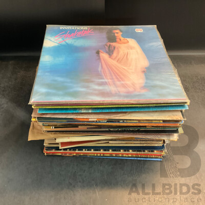 Collection Approx 75 Vintage Vinyl Records, Mostly From 1960s to 90s