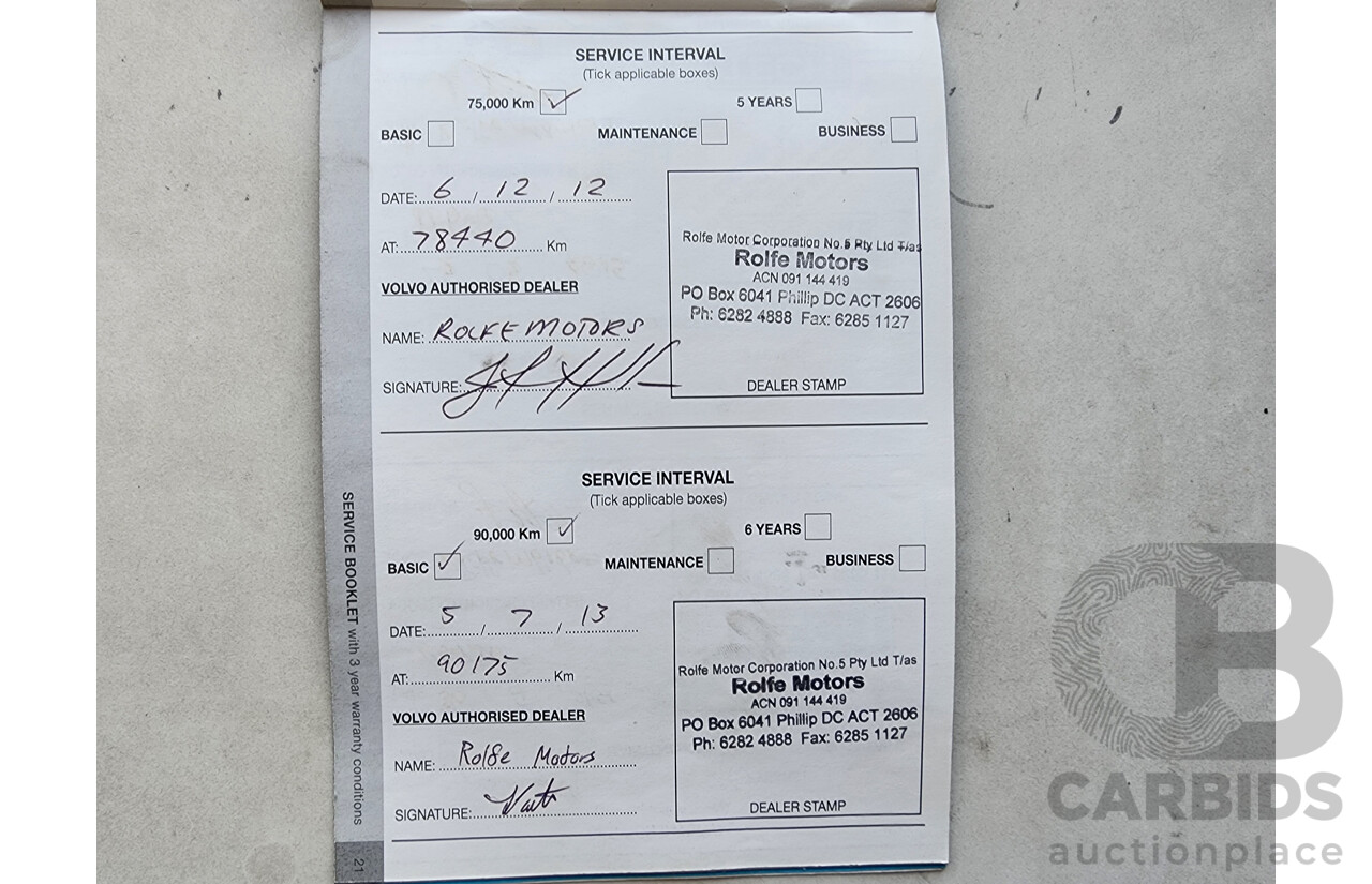 1/2008 Volvo S40 2.4 S MY08 4d Sedan Blue 2.4L