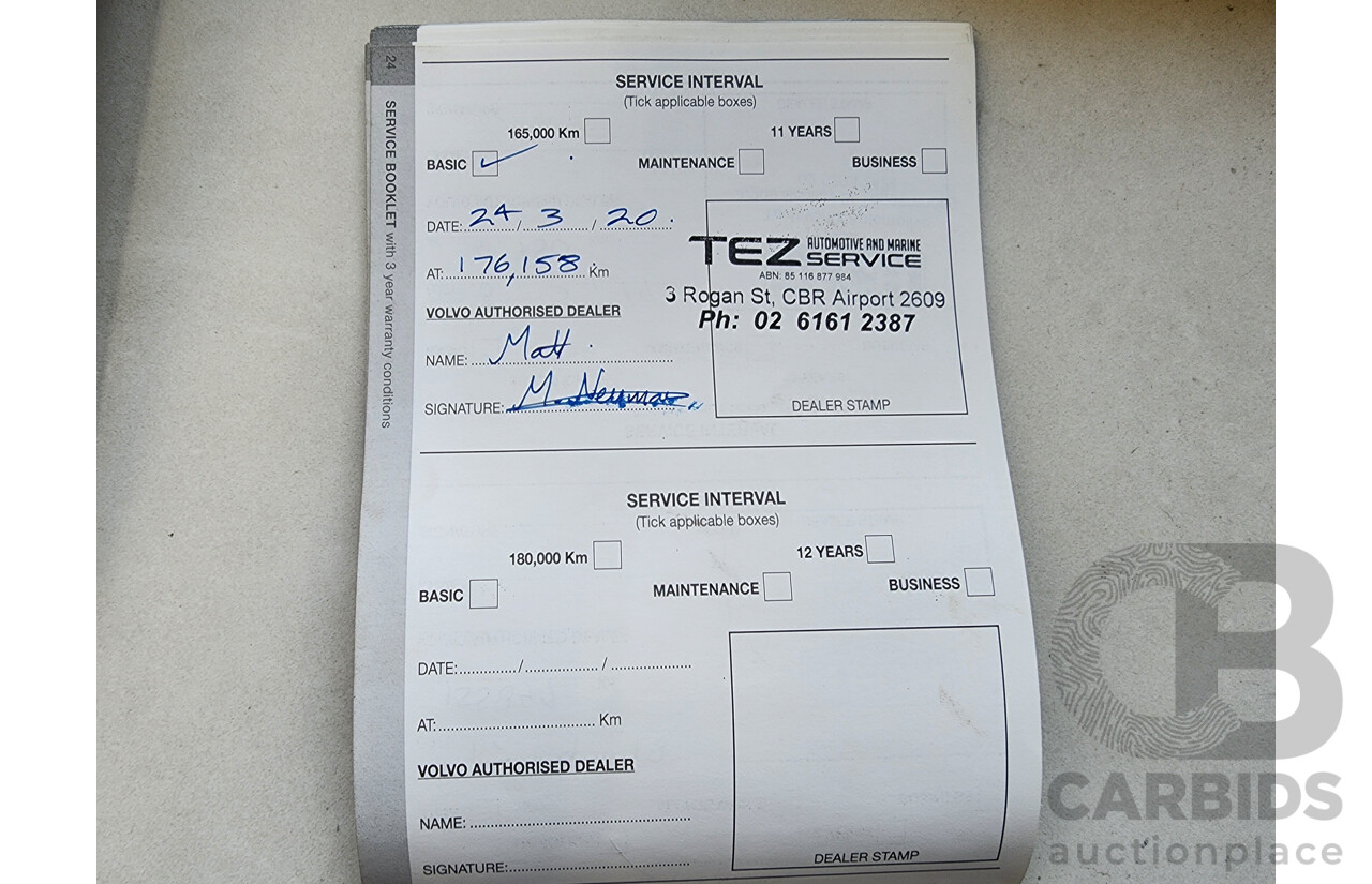 1/2008 Volvo S40 2.4 S MY08 4d Sedan Blue 2.4L