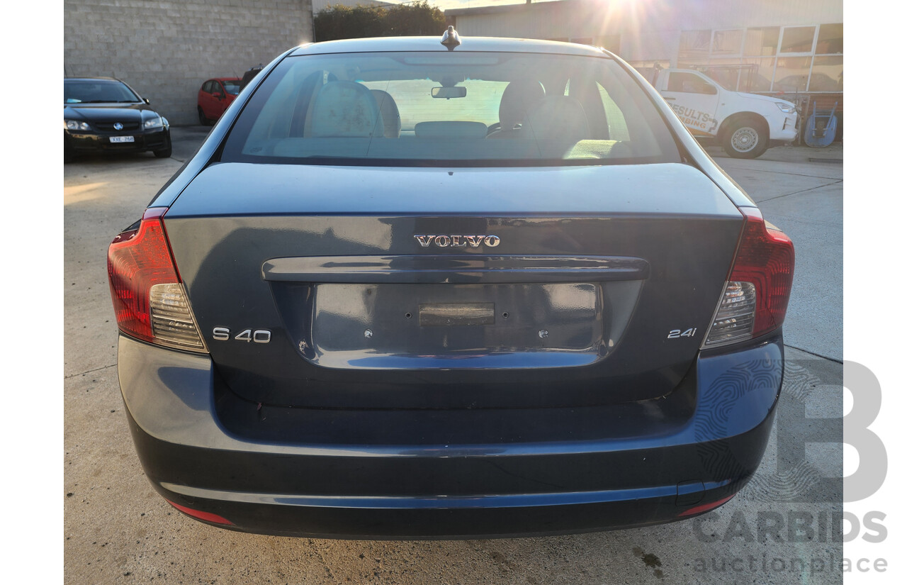 1/2008 Volvo S40 2.4 S MY08 4d Sedan Blue 2.4L