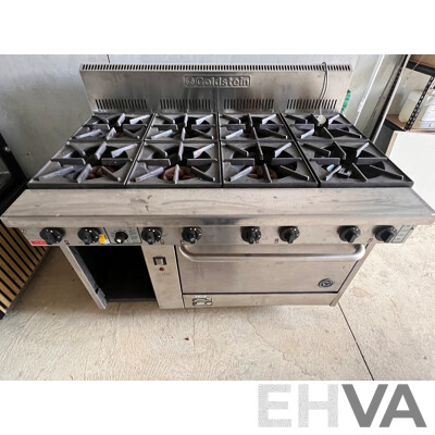 Goldstein PF828FF Eight Burner Natural Gas Grill and Fan Forced Oven