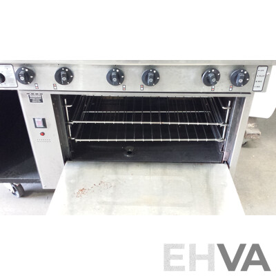 Goldstein PF828FF Eight Burner Natural Gas Grill and Fan Forced Oven