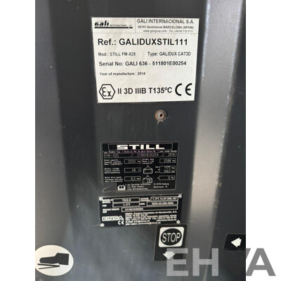 2014 Still FM-X25 Electric Forklift