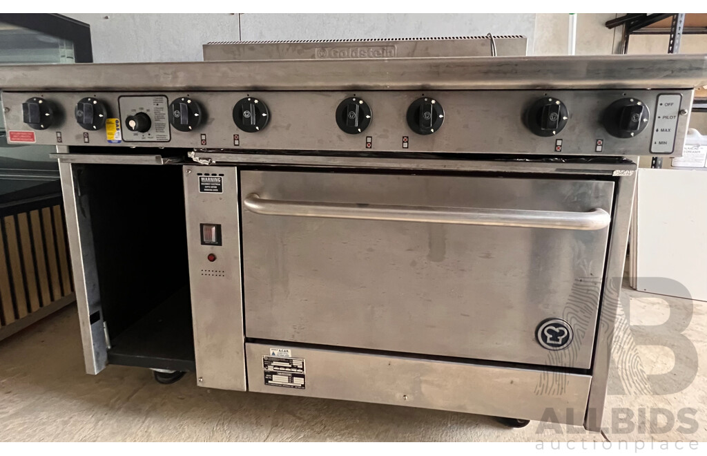 Goldstein PF828FF Eight Burner Natural Gas Grill and Fan Forced Oven