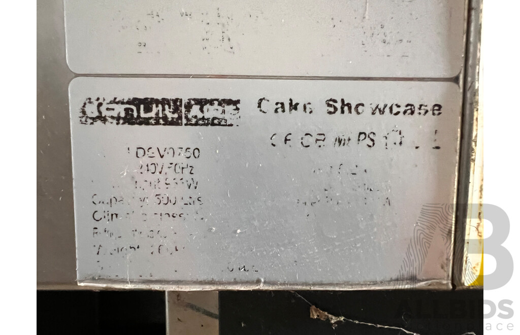 Mobile Cake Display Fridge