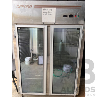 Orford Double Door Commercial Fridge