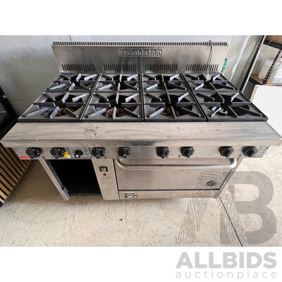 Goldstein PF828FF Eight Burner Natural Gas Grill and Fan Forced Oven