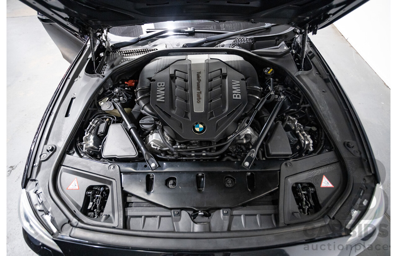 5/2014 BMW 550i LCI M-Sport F10 MY14 4d Sedan Carbon Black Metallic Twin Turbo V8 4.4L