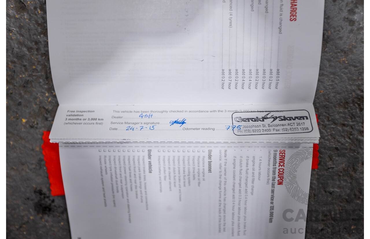 6/2015 Holden Cruze SRi-V JH Series 2 MY15 4d Sedan Some Like It Hot Metallic Turbo 1.6L