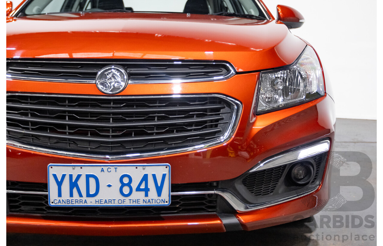 6/2015 Holden Cruze SRi-V JH Series 2 MY15 4d Sedan Some Like It Hot Metallic Turbo 1.6L