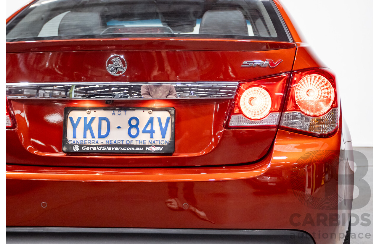 6/2015 Holden Cruze SRi-V JH Series 2 MY15 4d Sedan Some Like It Hot Metallic Turbo 1.6L