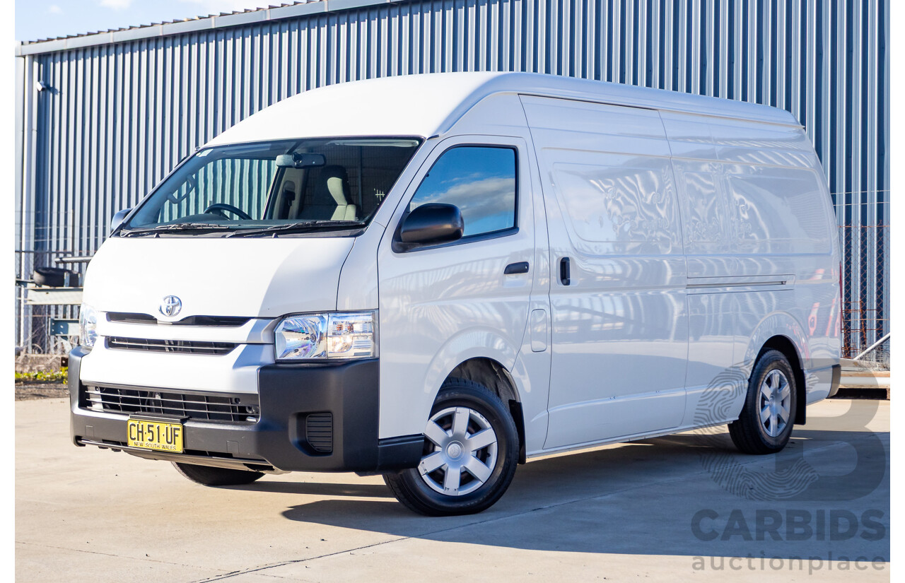 6/2016 Toyota Hiace SLWB KDH221R MY16 4d Van French Vanilla White Turbo Diesel 3.0L
