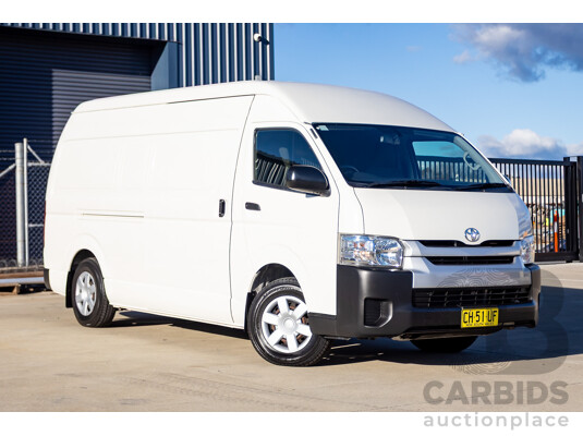 6/2016 Toyota Hiace SLWB KDH221R MY16 4d Van French Vanilla White Turbo Diesel 3.0L