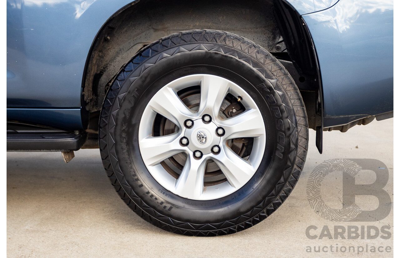 3/2010 Toyota Landcruiser Prado GXL (4x4) GRJ150R 4d Wagon Blue Storm Metallic V6 4.0L - 7 Seater