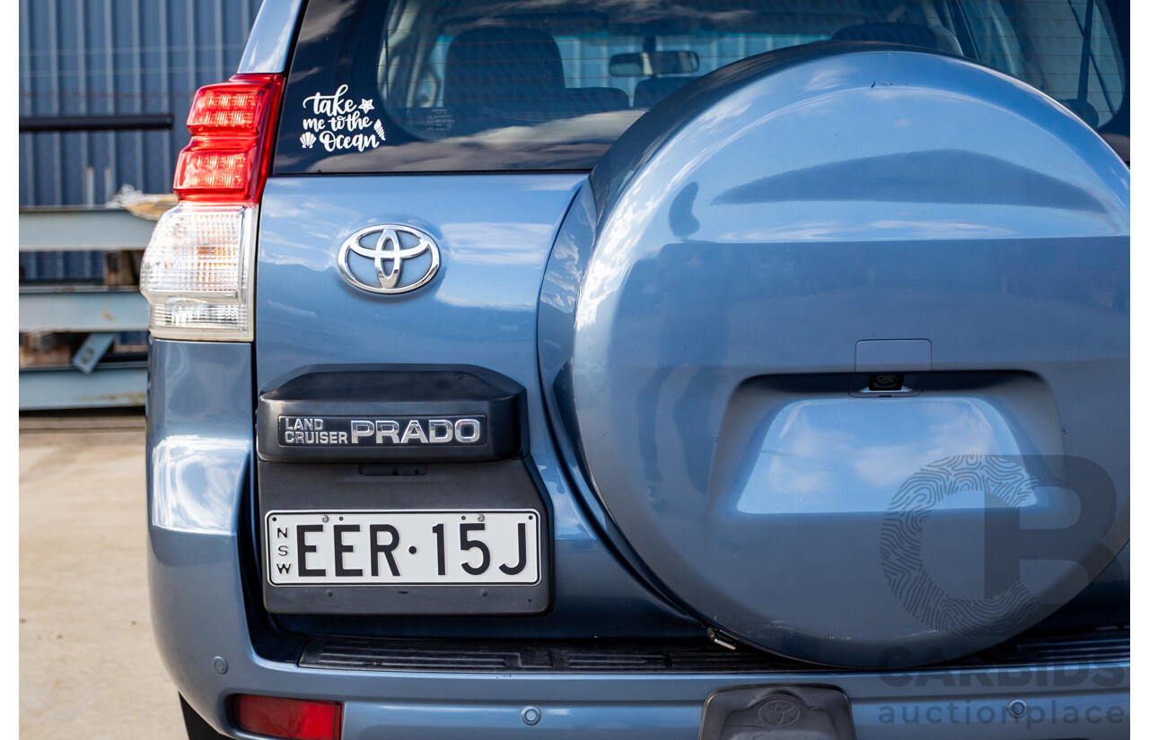3/2010 Toyota Landcruiser Prado GXL (4x4) GRJ150R 4d Wagon Blue Storm Metallic V6 4.0L - 7 Seater