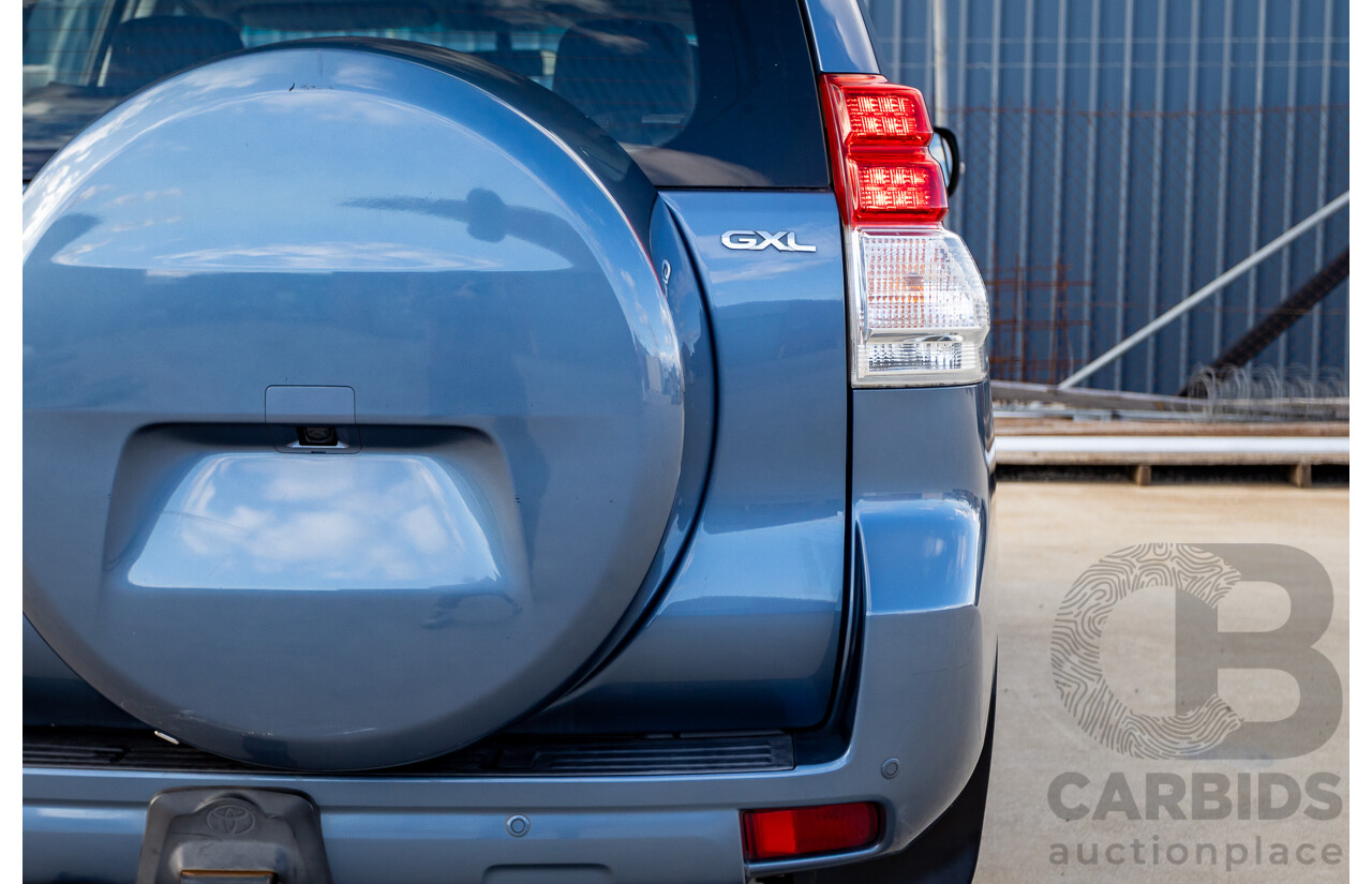 3/2010 Toyota Landcruiser Prado GXL (4x4) GRJ150R 4d Wagon Blue Storm Metallic V6 4.0L - 7 Seater