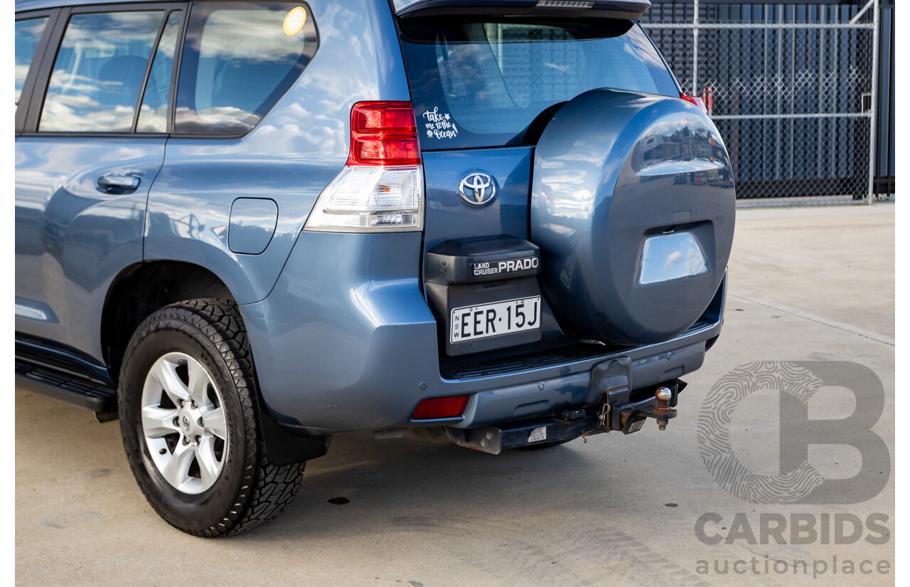 3/2010 Toyota Landcruiser Prado GXL (4x4) GRJ150R 4d Wagon Blue Storm Metallic V6 4.0L - 7 Seater