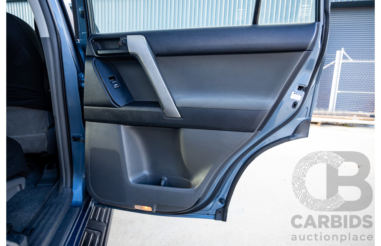 3/2010 Toyota Landcruiser Prado GXL (4x4) GRJ150R 4d Wagon Blue Storm Metallic V6 4.0L - 7 Seater