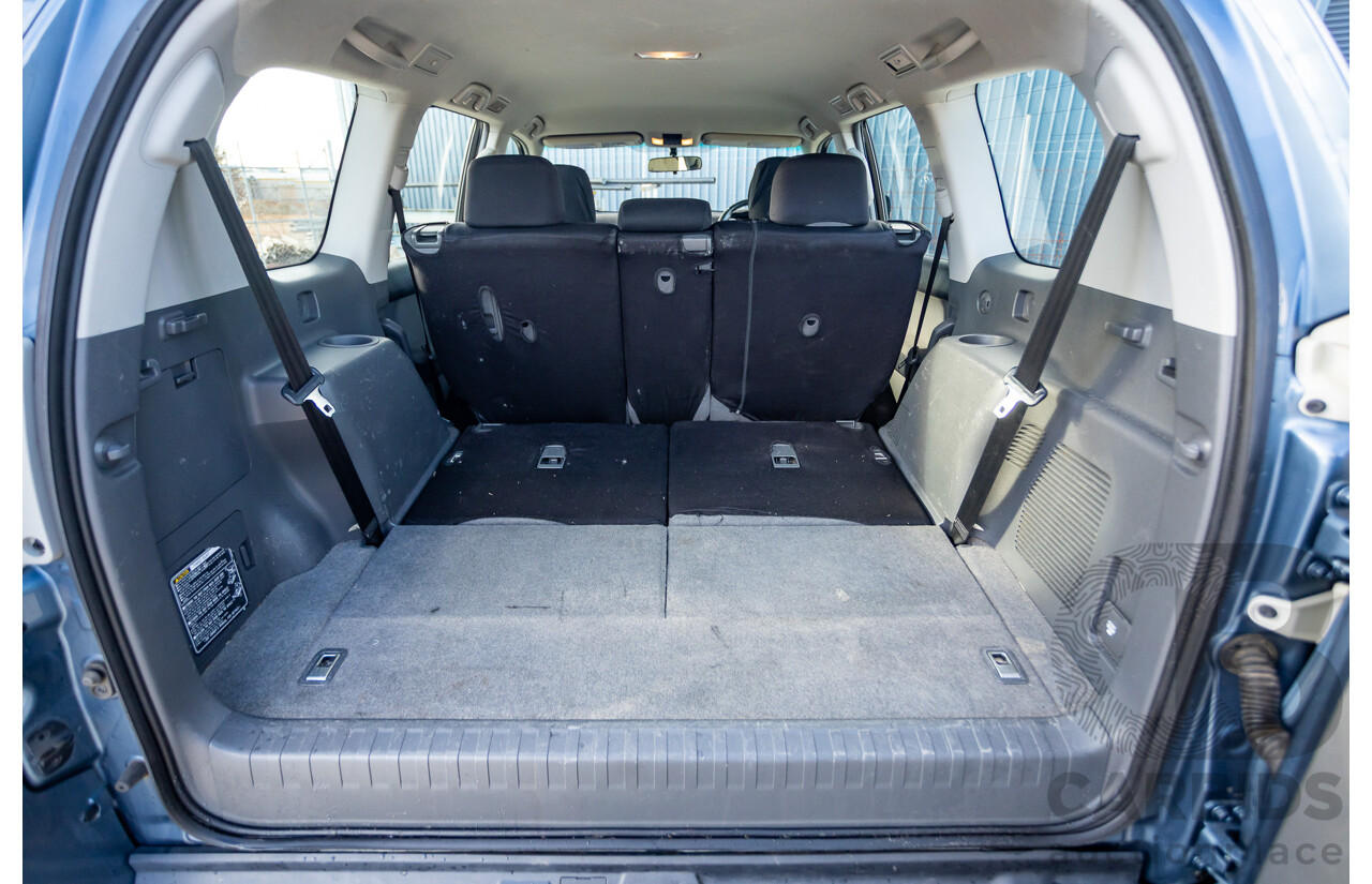 3/2010 Toyota Landcruiser Prado GXL (4x4) GRJ150R 4d Wagon Blue Storm Metallic V6 4.0L - 7 Seater
