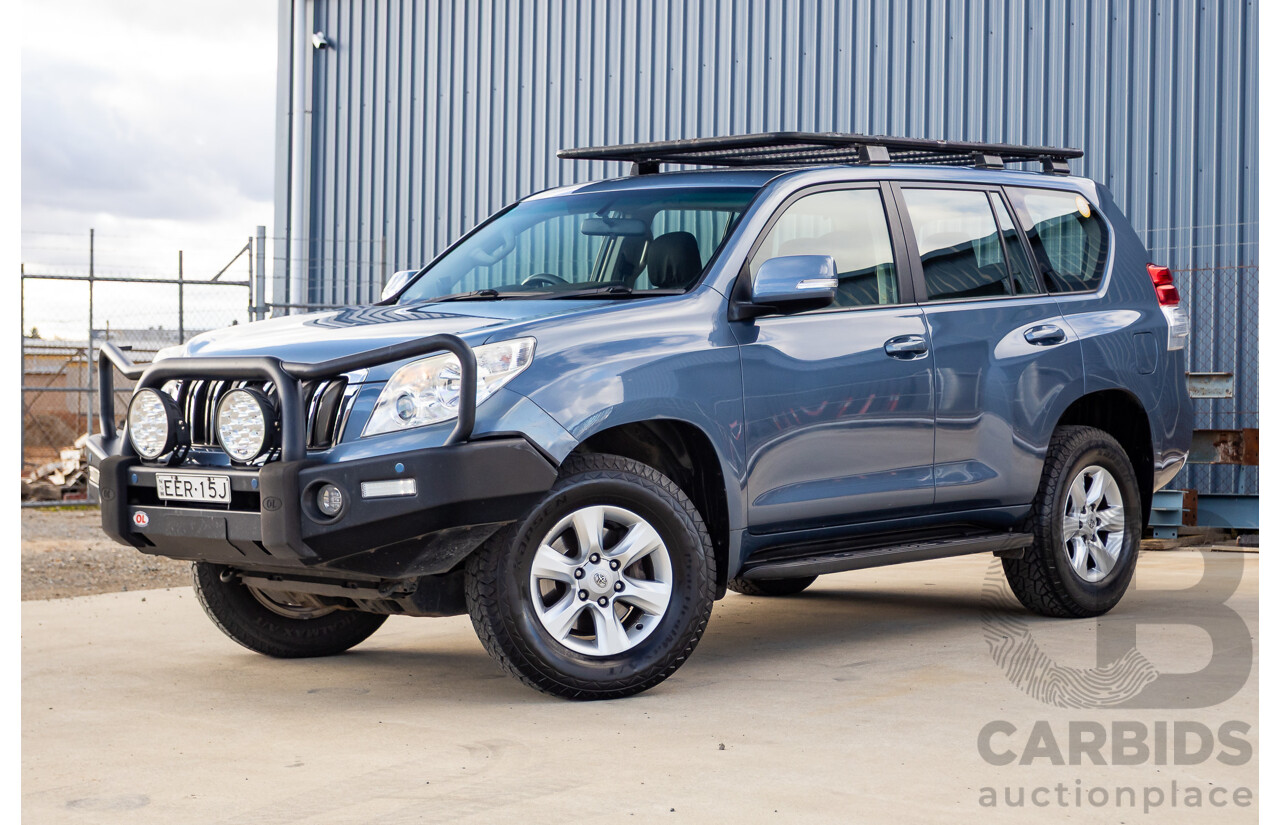 3/2010 Toyota Landcruiser Prado GXL (4x4) GRJ150R 4d Wagon Blue Storm Metallic V6 4.0L - 7 Seater