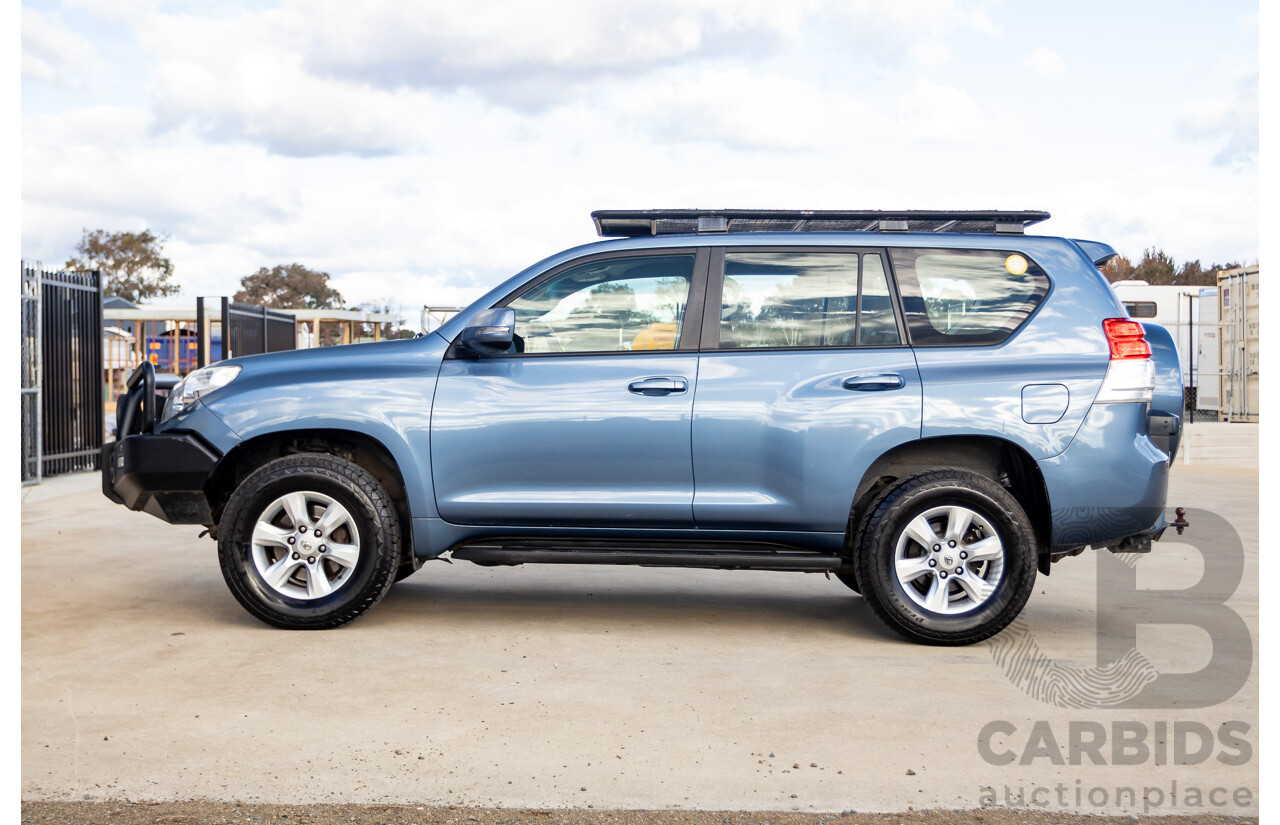 3/2010 Toyota Landcruiser Prado GXL (4x4) GRJ150R 4d Wagon Blue Storm Metallic V6 4.0L - 7 Seater
