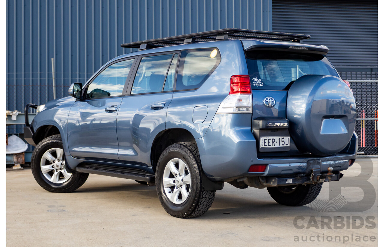 3/2010 Toyota Landcruiser Prado GXL (4x4) GRJ150R 4d Wagon Blue Storm Metallic V6 4.0L - 7 Seater