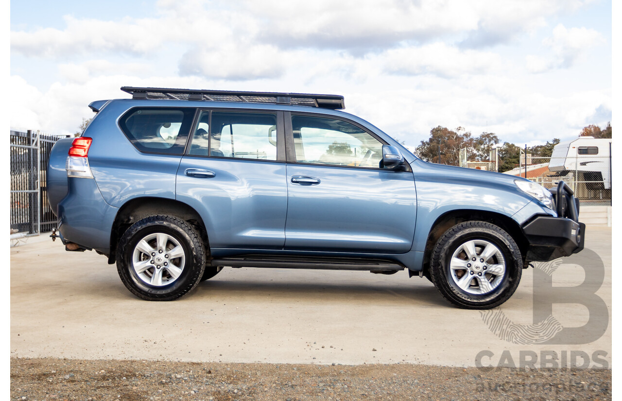 3/2010 Toyota Landcruiser Prado GXL (4x4) GRJ150R 4d Wagon Blue Storm Metallic V6 4.0L - 7 Seater