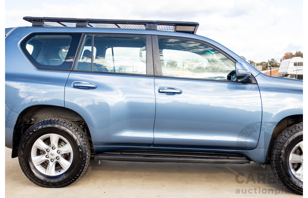 3/2010 Toyota Landcruiser Prado GXL (4x4) GRJ150R 4d Wagon Blue Storm Metallic V6 4.0L - 7 Seater