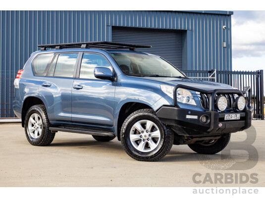 3/2010 Toyota Landcruiser Prado GXL (4x4) GRJ150R 4d Wagon Blue Storm Metallic V6 4.0L - 7 Seater